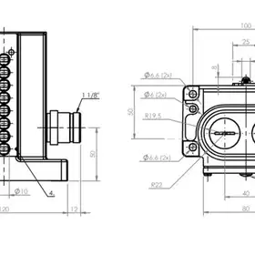Блочный выключатель Balluff BNS 813-D08-R12-100-10-01-FD-S90R