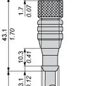 Разъем с кабелем Telemecanique XZCPB1141L5