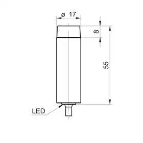 Индуктивный датчик Baumer IFBR 17N13T1/L-9
