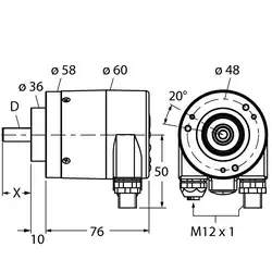 Энкодер TURCK RM-29S10C-9A28B-R3M12