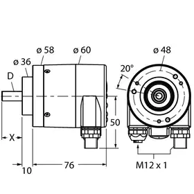Энкодер TURCK RM-29S10C-9A28B-R3M12