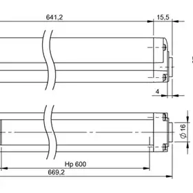 Многолучевой барьер безопасности Balluff BLG 4A-060-19X-030-O01-SX
