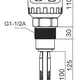 Датчик уровня вибрационный EMA Electronics VRT10AB01256
