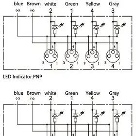 Распределительная коробка для датчиков LANBAO DB080803-0-DN