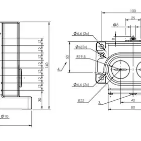 Блочный выключатель Balluff BNS 813-D08-R12-100-10-02-FD