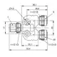 Y-образный распределитель Balluff BCC M415-M415-M415-U0057-000