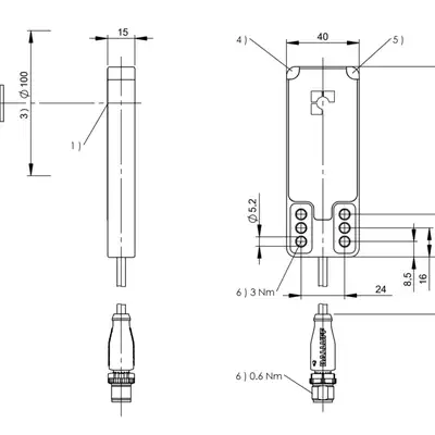 RFID головка чтения/записи Balluff BIS VM-345-401-S4