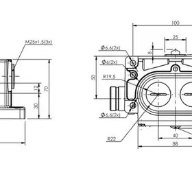 Блочный выключатель Balluff BNS 819-D02-D12-100-10-FD-S90L