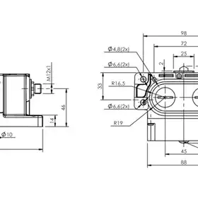 Блочный выключатель Balluff BNS 819-D02-D16-62-10-FD-S80R