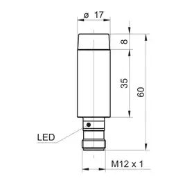 Индуктивный датчик Baumer IFBR 17P33T1/S14L-9