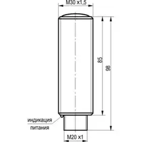 Оптический датчик ТЕКО OY AC84A-2-100-PR18