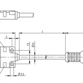 Индуктивный датчик Balluff BES R01ZC-PAC70B-BP00.2-GS04