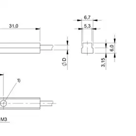 Индуктивный датчик Balluff BES P01KC-PSC10B-EV03