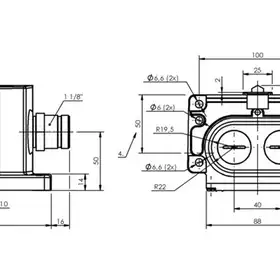 Блочный выключатель Balluff BNS 823-D04-D12-100-12-04-S90R