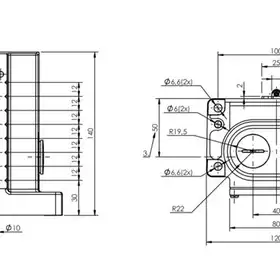 Блочный выключатель Balluff BNS 813-D08-L12-100-22-08