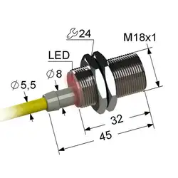 Индуктивный датчик Мега-К PS2-18M45-5B41-Z