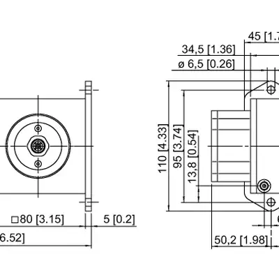 Тросиковый энкодер TURCK DW1000-110-7E-H1441