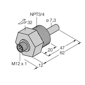Датчик потока TURCK FCS-N3/4A4-NA-H1141