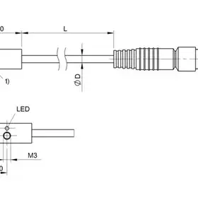 Индуктивный датчик Balluff BES Q08MEC-PSC15B-EP00,3-GS49