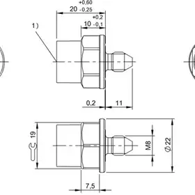 Транспондер RFID Balluff BIS M-140-02/A-M8