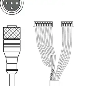 Соединительный кабель Leuze Electronic K-DS M12A-MA-5P-3m-S-PUR