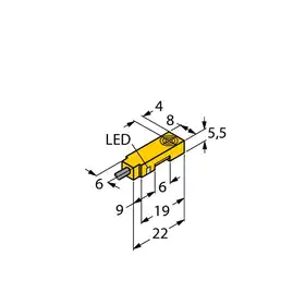 Индуктивный датчик TURCK BI2-Q5.5K-AP6X