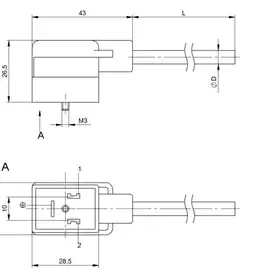 Разъем с кабелем Balluff BCC VB23-0000-10-055-PX0350-100