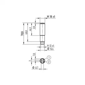 Оптический датчик Wenglor OSD124Z0003