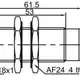 Индуктивный датчик расстояния LANBAO LR18XCF05LI4M