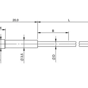 Оптоволоконный кабель Balluff BFO D22-LAT-YB-EAK-10-0,5