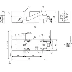 RFID головка чтения/записи Balluff BIS L-409-045-001-07-S4