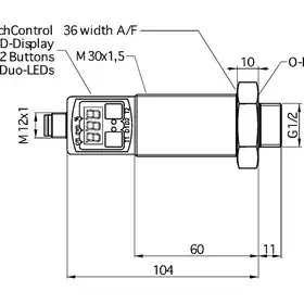 Ультразвуковой датчик Microsonic hps-25/TF/DD/TC/E/ G1_2
