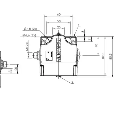 Блочный выключатель Balluff BNS 819-B02-R16-61-16-10-FD-S80R