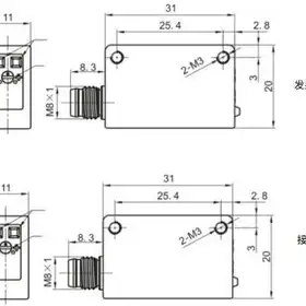 Оптический датчик LANBAO PSC-TM15TPB-E1