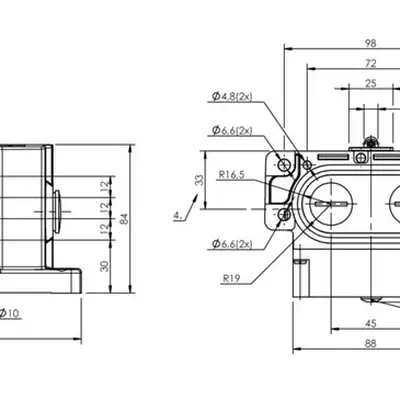 Блочный выключатель Balluff BNS 819-D04-R12-62-10-FE