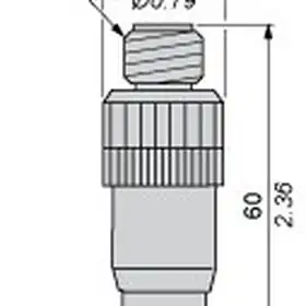 Разъем Telemecanique XZCC12MDM50B