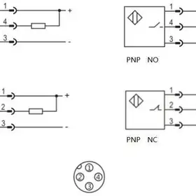 Индуктивный датчик LANBAO LR18XBF02DPCB-E2