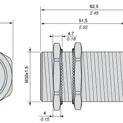 Индуктивный датчик Telemecanique XS630B1MAL5
