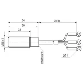 Индуктивный датчик ТЕКО ISBm A4A8-31P-5-LZT1-C-P