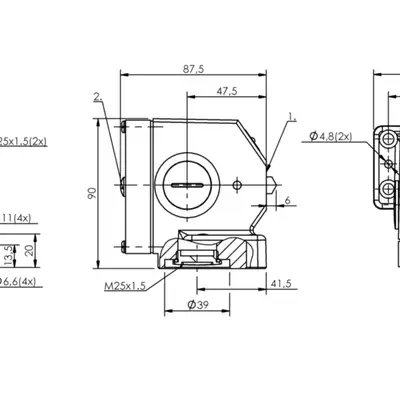 Блочный выключатель Balluff BNS 819-B02-D12-72-10-FD