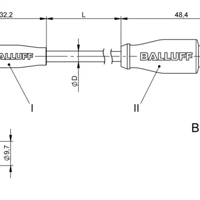 Соединительный кабель Balluff BCC M313-M413-3E-300-PX0334-200