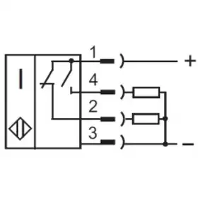 Индуктивный датчик ТЕКО ISB AC2A-43P-4-LS4
