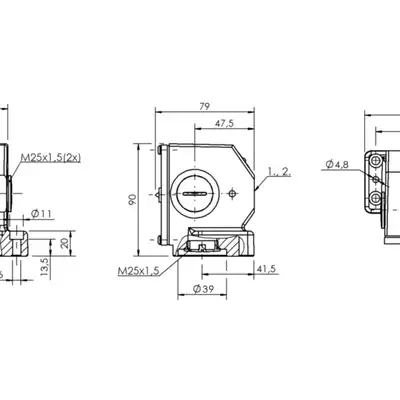 Блочный выключатель Balluff BNS 816-B08-PA-12-605-11
