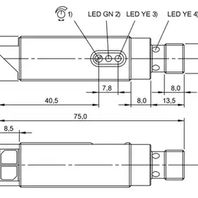 Оптический датчик Balluff BOS 18MR-PS-1HA-E5-C-S4
