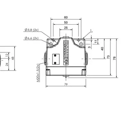 Блочный выключатель Balluff BNS 816-C02-PA-12-612-11