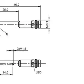 Индуктивный датчик Balluff BES Q05AC-PSC15B-S49G