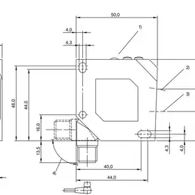 Оптический датчик расстояния Balluff BOD 26K-LA01-S4-C