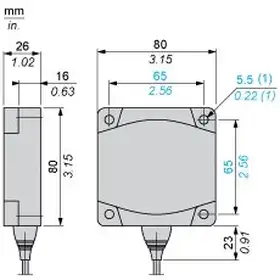Индуктивный датчик расстояния Telemecanique XS9D111A2L2