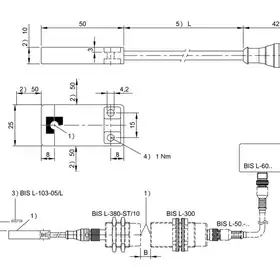 RFID Антенна Balluff BIS L-380-22/BU-PU1-00,15