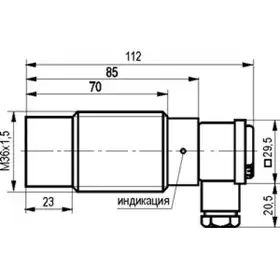 Индуктивный датчик ТЕКО ISN ET91A-12-18-LZ